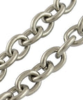 304 Stainless Steel Cable Chains, Rolo Chains, 5mm 304 Stainless Steel Cable Chains, Rolo Chains, 304 Stainless Steel Color Size: about 5mm long, 4mm wide, 1mm thick