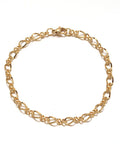 304 Stainless Steel Chain Bracelets, Golden about 8-1-8"(205mm) long, 304 Stainless Steel Chain Bracelets, Golden about 8-1-8"(205mm) long,