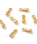 304 Stainless Steel Chain Extender Teardrop, Golden, 2.5x7.5mm 304 Stainless Steel Chain Extender Teardrop, Golden, 2.5x7.5mm