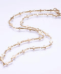 304 Stainless Steel Chain Necklaces, Cross, Golden (45.5cm) long 304 Stainless Steel Chain Necklaces, with Lobster Claw Clasps, Cross, Golden Size: about 17.9"(45.5cm) long, link: 13.5x5x1.5mm.