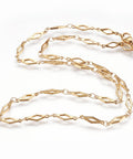 304 Stainless Steel Chain Necklaces, Rhombus, Golden 45cm) long 304 Stainless Steel Chain Necklaces, with Lobster Claw Clasps, Rhombus, Golden Size: about 17.7"(45cm) long, link: 13x4x1mm.