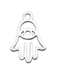 304 Stainless Steel Charms, Hamsa Hand (SH4724) 304 Stainless Steel Charms, Hamsa Hand