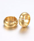 304 Stainless Steel Crimp Beads Covers, Golden 8MM 304 Stainless Steel Crimp Beads Covers, Golden 8MM