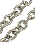 304 Stainless Steel Cross Chains, Rolo Chains 304 Stainless Steel Cross Chains, Rolo Chains, 304 Stainless Steel Color Size: about 4mm long, 3mm wide, 0.8mm thick