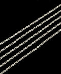 304 Stainless Steel Cross Chains, Stainless Steel Color 304 Stainless Steel Cross Chains, Stainless Steel Color