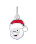 304 Stainless Steel Enamel Pendants, with Jump Ring, Christmas Santa Claus, 14MM (SF5223) 304 Stainless Steel Enamel Pendants, with Jump Ring, Christmas Santa Claus, Stainless Steel Color Size: about 14.5mm long, 10.6mm wide, 1.5mm thick, hole: 5mm.