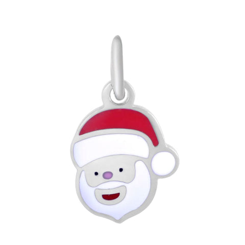 304 Stainless Steel Enamel Pendants, with Jump Ring, Christmas Santa Claus, 14MM (SF5223) 304 Stainless Steel Enamel Pendants, with Jump Ring, Christmas Santa Claus, Stainless Steel Color Size: about 14.5mm long, 10.6mm wide, 1.5mm thick, hole: 5mm.