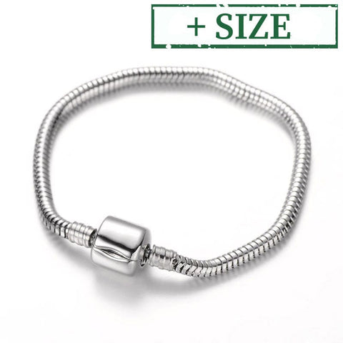 304 Stainless Steel European Style Round Snake Chains Bracelet 304 Stainless Steel European Style Round Snake Chains Bracelet