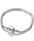 304 Stainless Steel European Style Round Snake Chains Bracelet 304 Stainless Steel European Style Round Snake Chains Bracelet