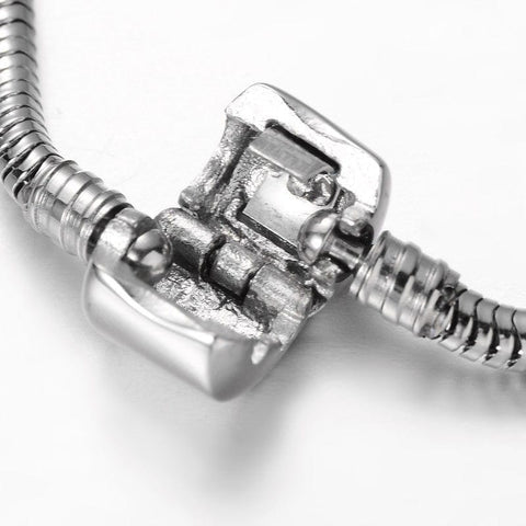 304 Stainless Steel European Style Round Snake Chains Bracelet 304 Stainless Steel European Style Round Snake Chains Bracelet