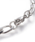 304 Stainless Steel Figaro Chain Bracelet 304 Stainless Steel Figaro Chain Bracelet