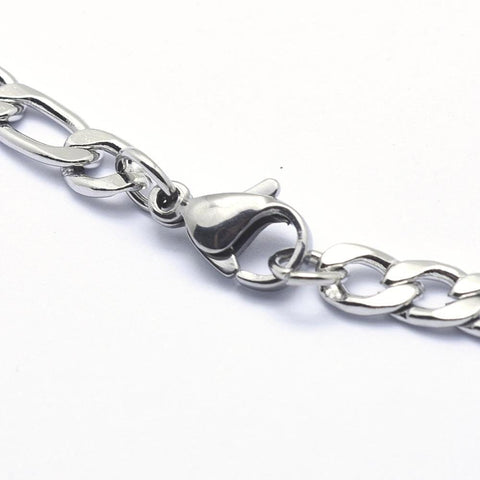 304 Stainless Steel Figaro Chain Necklaces, 50cm 304 Stainless Steel Figaro Chain Necklaces, 50cm