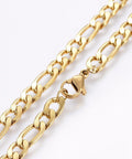 304 Stainless Steel Figaro Chain Necklaces, Golden  5.5mm wide (60cm) 304 Stainless Steel Figaro Chain Necklaces, Golden  5.5mm wide (60cm)
