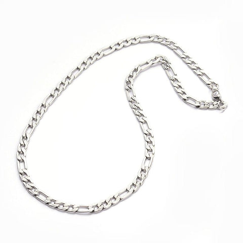 304 Stainless Steel Figaro Chains Necklaces, 59.9cm 304 Stainless Steel Figaro Chains Necklaces, 59.9cm