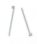 304 Stainless Steel Flat Head Pins, 50mmx0.6mm 304 Stainless Steel Flat Head Pins, 50mmx0.6mm