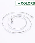 304 Stainless Steel Flat Snake Chain Necklace  (45cm) 304 Stainless Steel Flat Snake Chain Necklace  (45cm)