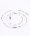 STAINLESS STEEL 304 Stainless Steel Flat Snake Chain Necklace  (45cm) 304 Stainless Steel Flat Snake Chain Necklace  (45cm)