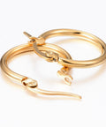 304 Stainless Steel Hoop Earrings, Golden, 20mm 304 Stainless Steel Hoop Earrings, Golden Size: about 20mm long, 19mm wide, 2mm thick, pin: 1x0.8mm.