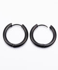 304 Stainless Steel Hoop Earrings, Gunmetal Size: about 21mm wide 304 Stainless Steel Hoop Earrings, Gunmetal Size: about 21mm wide, 20mm long, 3mm thick, pin: 1mm.