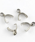 304 Stainless Steel Ice Pick & Pinch Bails, Stainless Steel Color 304 Stainless Steel Ice Pick & Pinch Bails, Stainless Steel Color