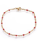 304 Stainless Steel Jewelry Bracelets, with Enamel, Red (20 CM) 304 Stainless Steel Jewelry Bracelets, with Enamel, Red (20 CM)