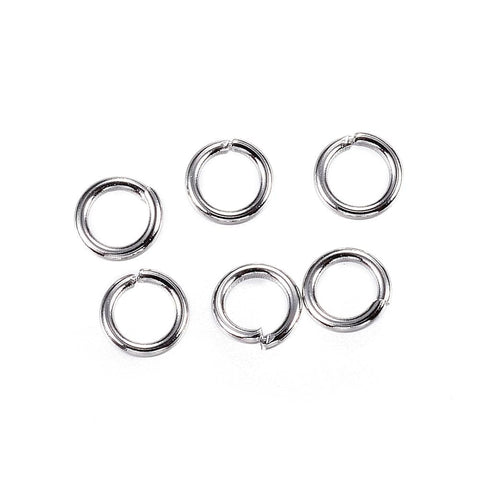304 Stainless Steel Jump Rings, 4.5mm 304 Stainless Steel Jump Rings, 4.5mm