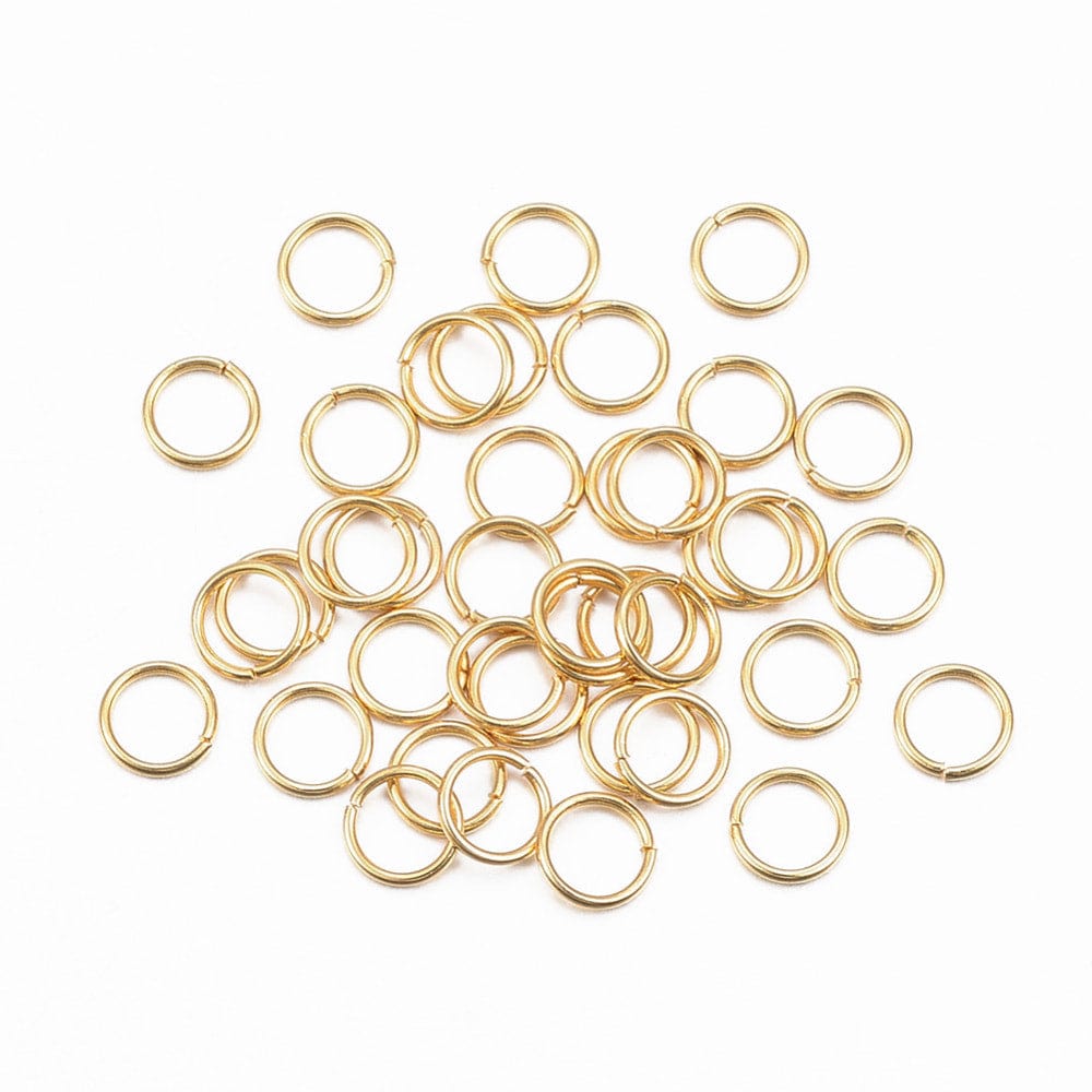 304 Stainless Steel Jump Rings, Golden, 4mm – Balzar Crafts Store