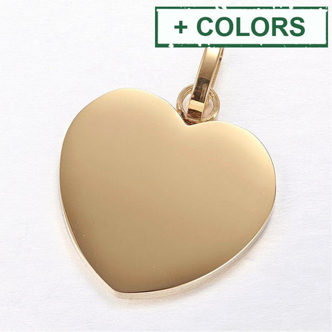304 Stainless Steel Laser Engravable Blank Pendants, Heart, 28mm 304 Stainless Steel Laser Engravable Blank Pendants, Heart, 28mm