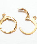 304 Stainless Steel Leverback Earring with Loop, 14.5x12mm 304 Stainless Steel Leverback Earring with Loop, 14.5x12mm