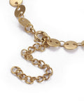 304 Stainless Steel Link Chain Necklaces, Flat Round, Golden (40cm) long 304 Stainless Steel Link Chain Necklaces, Flat Round, Golden (40cm) long