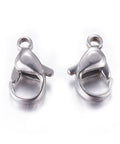 304 Stainless Steel Lobster Clasps 11x7mm 304 Stainless Steel Lobster Clasps 11x7mm
