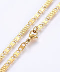 304 Stainless Steel Mariner Link Chains Necklaces, Golden (50cm) long 304 Stainless Steel Mariner Link Chains Necklaces, Golden Size: about 19.68"(50cm) long, 3.5mm wide, links: 7.5~12.5x3.5x0.6mm