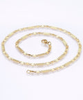 304 Stainless Steel Mariner Link Chains Necklaces, Golden (50cm) long 304 Stainless Steel Mariner Link Chains Necklaces, Golden Size: about 19.68"(50cm) long, 3.5mm wide, links: 7.5~12.5x3.5x0.6mm