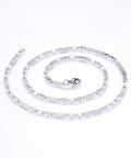 304 Stainless Steel Mariner Link Chains Necklaces, Stainless Steel Color (50cm) long 304 Stainless Steel Mariner Link Chains Necklaces, Stainless Steel Color Size: about 19.68"(50cm) long, 3.5mm wide, links: 7.5~12.5x3.5x0.6mm