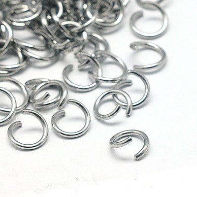 304 Stainless Steel Open Jump Rings, 4x0.7mm 304 Stainless Steel Open Jump Rings, 4x0.7mm