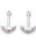 304 Stainless Steel Pendants, Anchor, 25x38.2mm 304 Stainless Steel Pendants, Anchor, 25x38.2mm