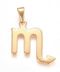 SCORPIO 304 Stainless Steel Pendants, Zodiac Signs 304 Stainless Steel Pendants, Zodiac Signs