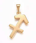 SAGITARIOUS 304 Stainless Steel Pendants, Zodiac Signs 304 Stainless Steel Pendants, Zodiac Signs