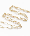 304 Stainless Steel Rhombus Link Chains, Soldered, Golden 20x8mm 304 Stainless Steel Rhombus Link Chains, Soldered, Golden 20x8mm
