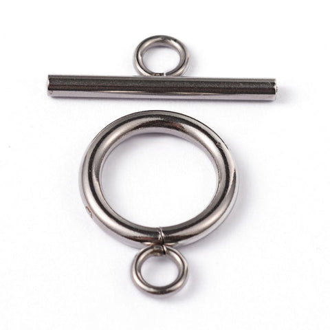 304 Stainless Steel Ring Toggle Clasps 304 Stainless Steel Ring Toggle Clasps