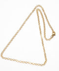 304 Stainless Steel Rolo Chain Necklaces, Golden (44.9cm) 304 Stainless Steel Rolo Chain Necklaces, with Lobster Clasps, Golden Size: about 17.71"(44.9cm) long, link: 3x0.2mm.