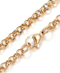 304 Stainless Steel Rolo Chains Necklaces, 40cm 304 Stainless Steel Rolo Chains Necklaces, 40cm