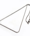 304 Stainless Steel Rope Chain Necklaces,2mm wide (50cm) long 304 Stainless Steel Rope Chain Necklaces, Stainless Steel Color Size: about 2mm wide, 23.6"(59.9cm) long; links; 3.5x2x0.2mm.
