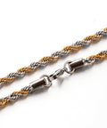 304 Stainless Steel Rope Chain Necklaces,3.8mm wide(59.9cm) long 304 Stainless Steel Rope Chain Necklaces,3.8mm wide(59.9cm) long