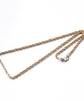 304 Stainless Steel Rope Chain Necklaces,3.8mm wide(59.9cm) long 304 Stainless Steel Rope Chain Necklaces,3.8mm wide(59.9cm) long