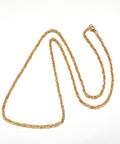 304 Stainless Steel Rope Chain Necklaces, Golden (76cm) 304 Stainless Steel Rope Chain Necklaces, Golden (76cm)