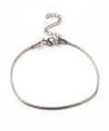 304 Stainless Steel Snake Chain Bracelet, 19cm 304 Stainless Steel Snake Chain Bracelet, 19cm