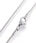 304 Stainless Steel Snake Chain Necklaces, 60.2cm 304 Stainless Steel Snake Chain Necklaces, 60.2cm