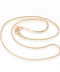 304 Stainless Steel Snake Chain Necklaces, Golden, 50cm 304 Stainless Steel Snake Chain Necklaces, Golden, 50cm