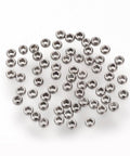 304 Stainless Steel Spacer Beads, Rondelle, Stainless Steel Color, 1.5mm 304 Stainless Steel Crimp Beads, Stainless Steel Color Size: about 1.5mm in diameter, 0.8mm thick, hole: 0.8mm.
